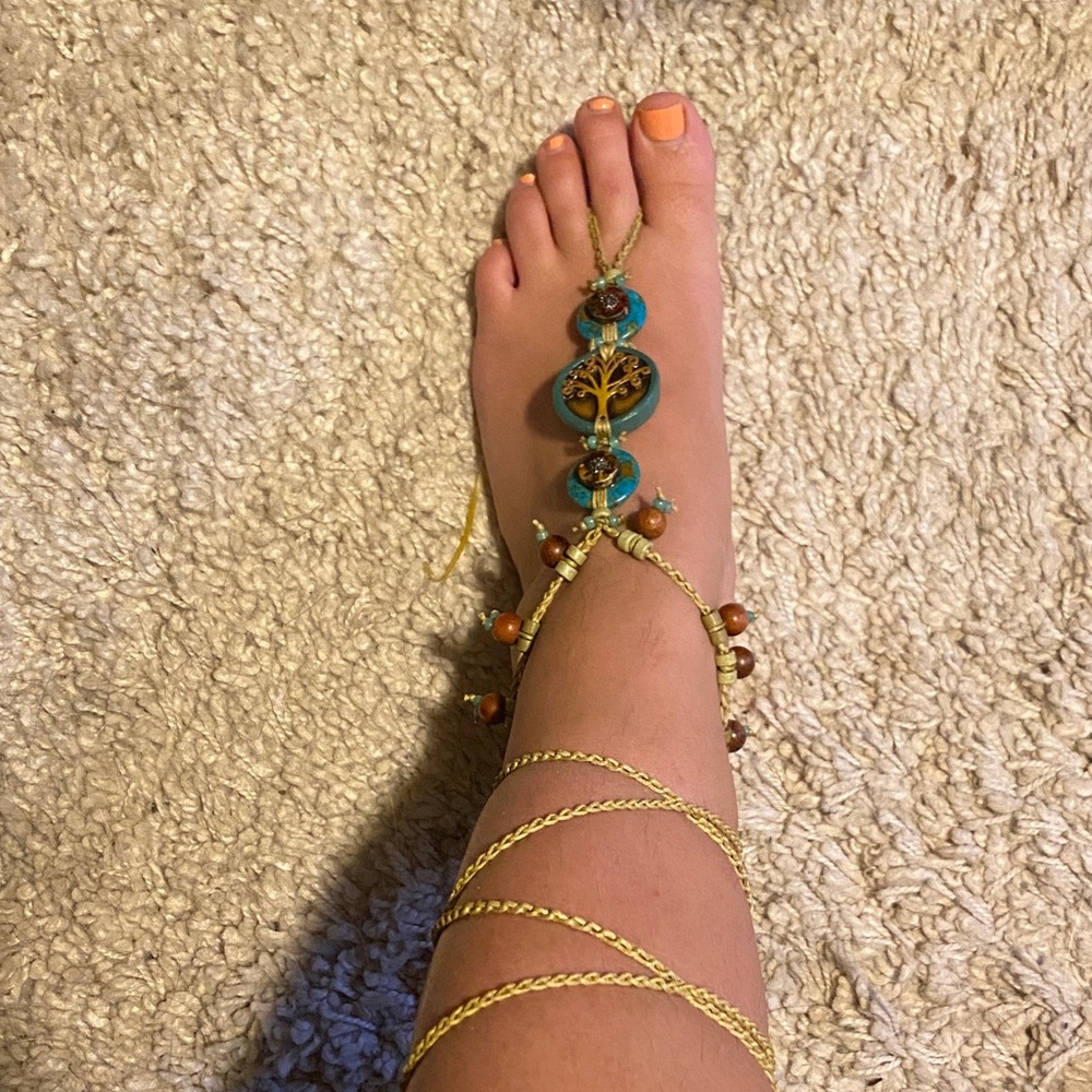 Bohemian Beaded Foot Jewelry
